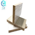 Shanghai Qinge 38 mm melamina / chapa de lujo / hpl / poliéster / pvc hizo frente a precio de tablero de bloque de álamo falcata para puertas con CE